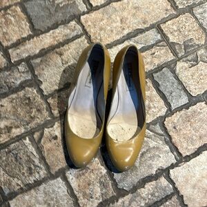 L.K Bennett Taupe Sledge Patent Leather Spain